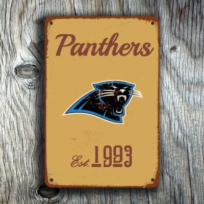 Carolina Panthers Logo Sign