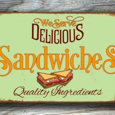 SANDWICHES RESTAURANT SIGN