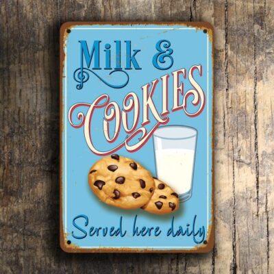 Milk and Cookies Sign