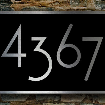 PERSONALIZED HOUSE NUMBERS Sign