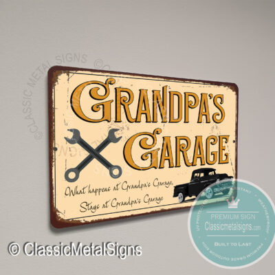 grandpas-garage-signs