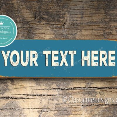 customizable sign