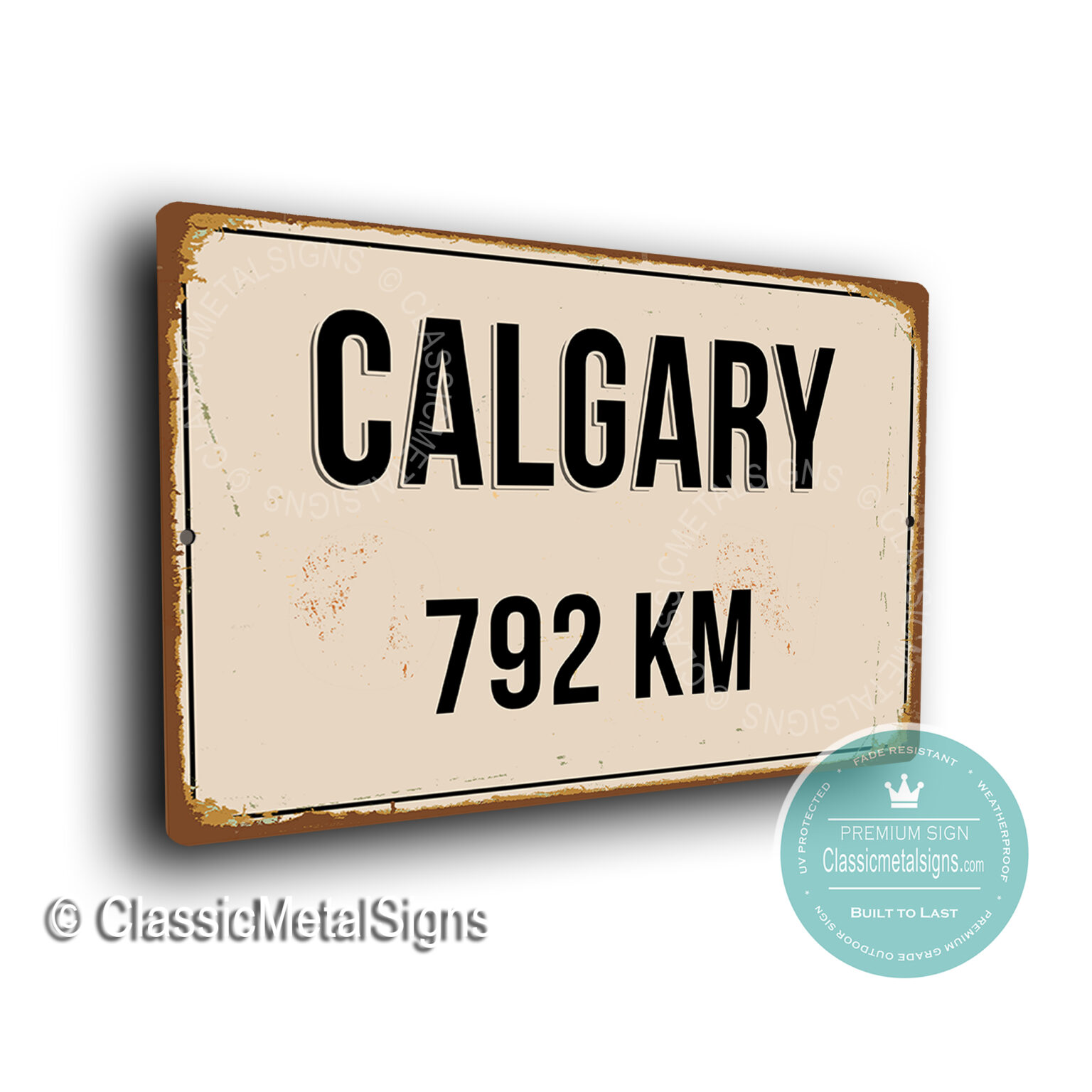 Personalized Calgary Street Sign | Calgary Gifts | Calgary Street Signs