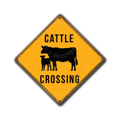Yellow Xing Signs