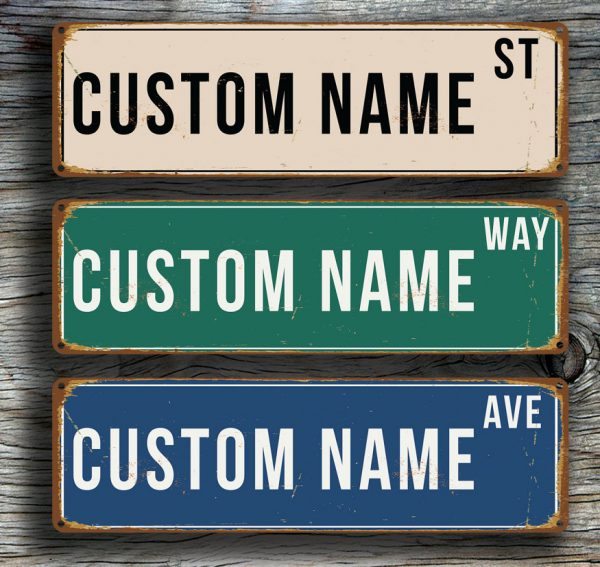 Custom Street Sign