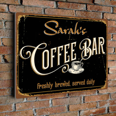 Custom Coffee Bar Sign
