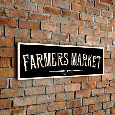Farmers Market Sign