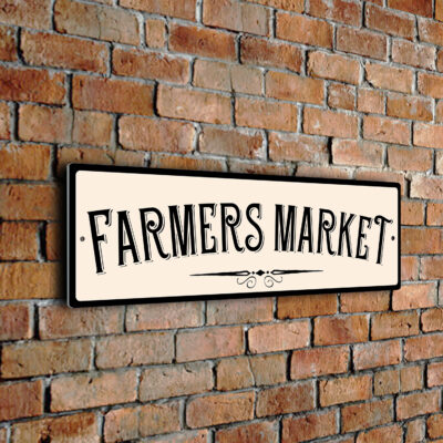 Farmers Market Sign