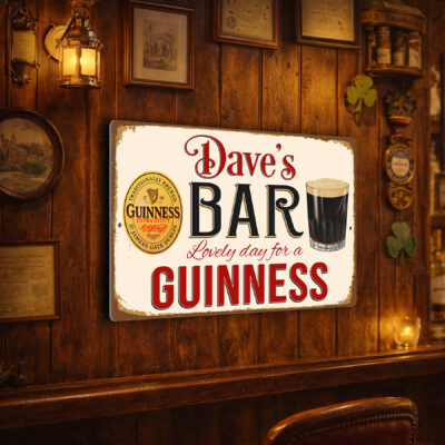 Custom Guinness sign