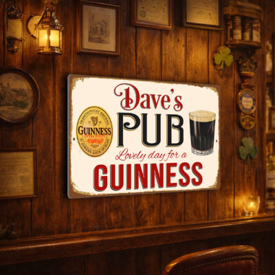 Custom Guinness Pub sign