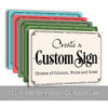 Custom Personalized Sign | Aluminium composite | Multiple Colours and Fonts | Any Text | Weatherproof Signs