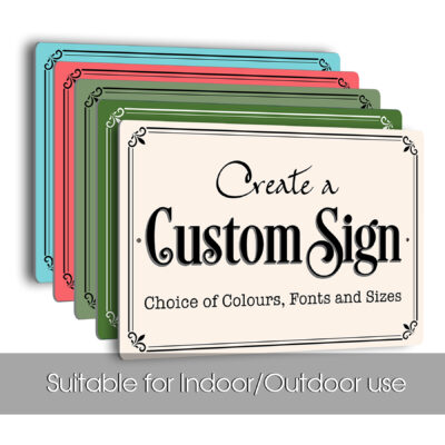 Create a Personalized Metal Sign