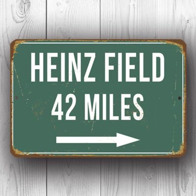 Heinz Field Stadium Sign Vintage Style