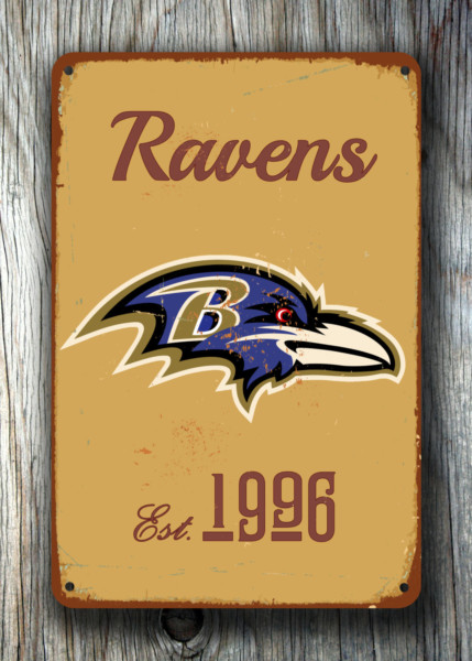 Baltimore Ravens Sign - Maryland Stadium Style Wall Hanging, Scuff Guarded Protective Layer, Purple Pain Theme, Sophisticated Interior Design Piece - Image 8