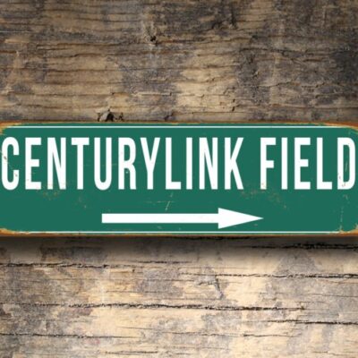Century Link Field Sign Vintage style