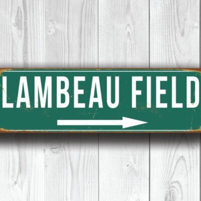 Lambeau Field Sign - Custom Street Sign