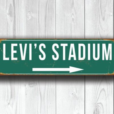 Levi's Stadium Sign Vintage style