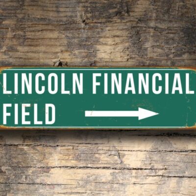 Lincoln Financial Field Stadium Sign