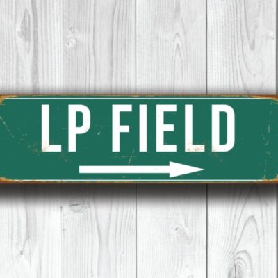 LP Field Stadium Sign Vintage style
