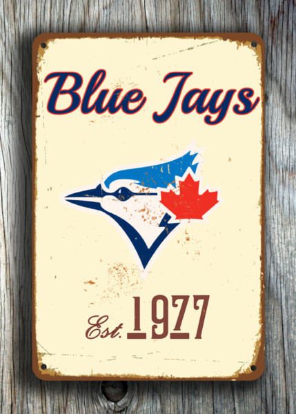 Toronto Blue Jays Sign - Canadian MLB Stadium Style Wall Hanging, Scuff Guarded Protective Layer, Bird Logo Theme, Sophisticated Interior Design - Image 9
