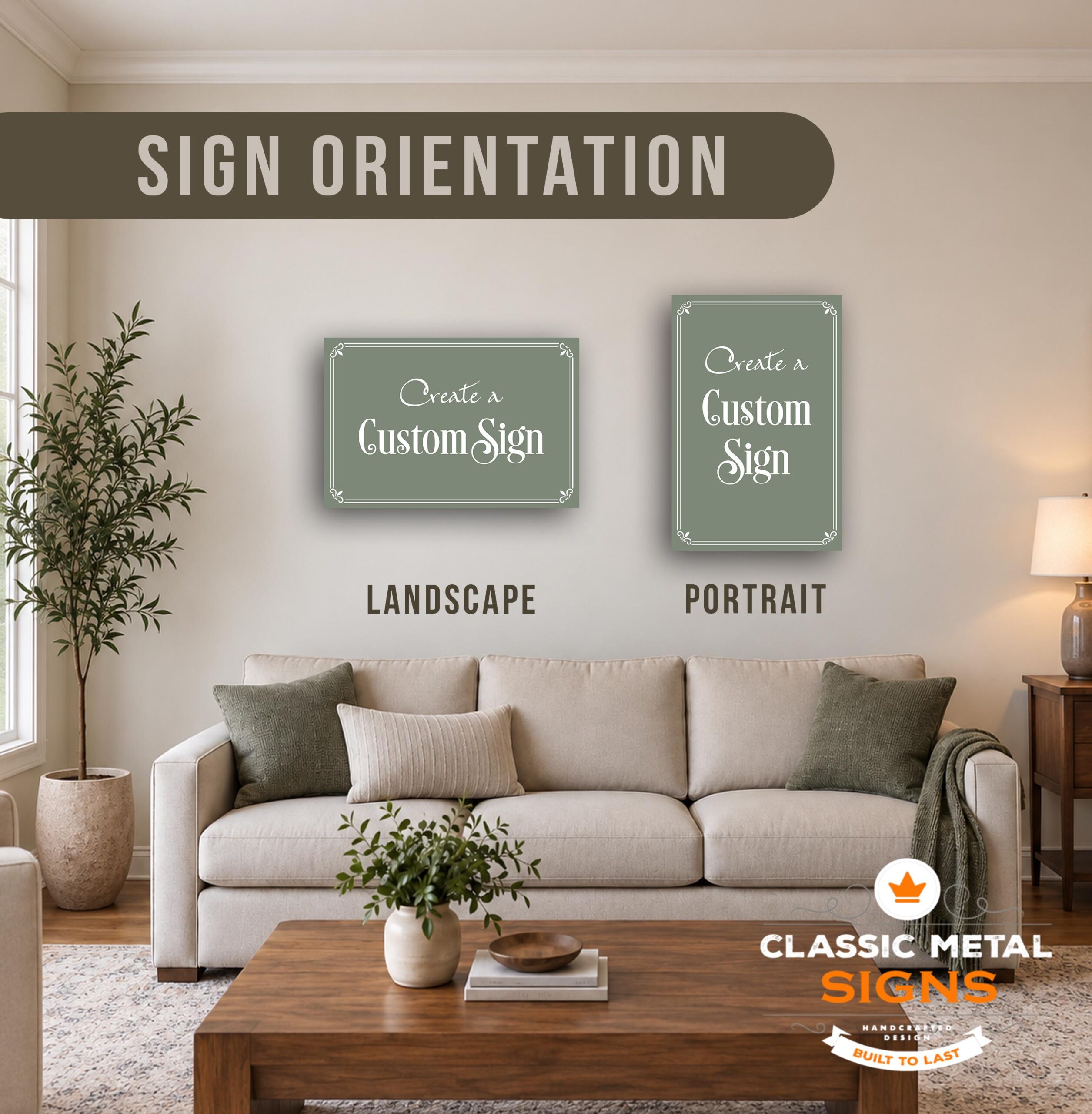 Custom Text Sign, Fully Personalized Outdoor Plaque with Any Wording Logo or Design